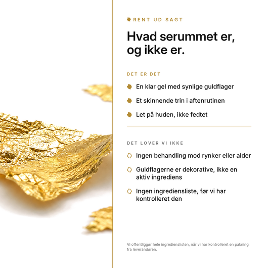 24K Guldserum, fordele