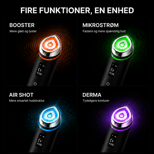 Essence Lift Pro: 6-i-1 LED og mikrostrømsenhed