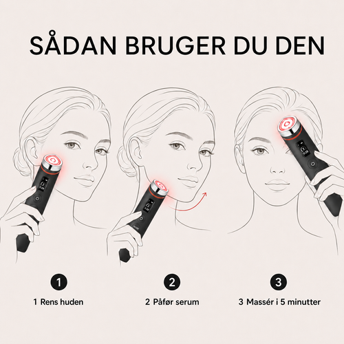 Essence Lift Pro: 6-i-1 LED og mikrostrømsenhed