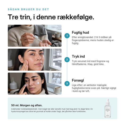 5 Typer Hyaluronsyre Serum, sådan bruger du den