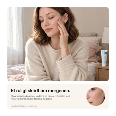 Moisturizing Repair Cream, morgenrutinen