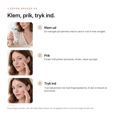 Moisturizing Repair Cream, sådan bruger du den