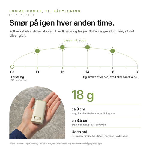 Mugwort Mat Solstift SPF50+