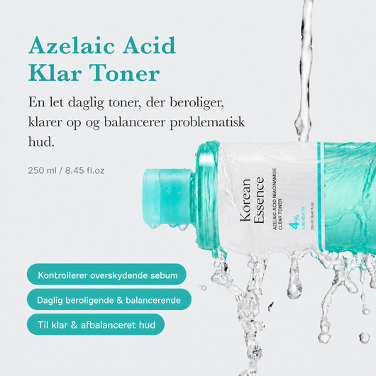 Rolig hud. Mindre olie. Et ansigtsvand, der gør en forskel.