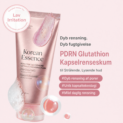 Renser i dybden. Efterlader huden blød.