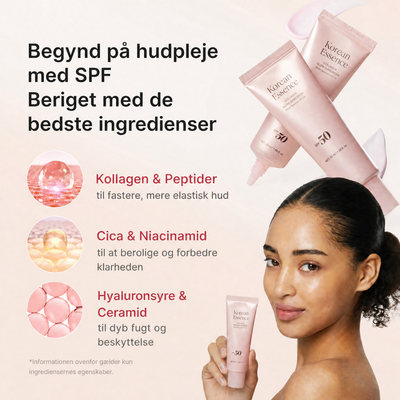 Beskyttet hud. Naturlig glød. Alt i én solcreme.