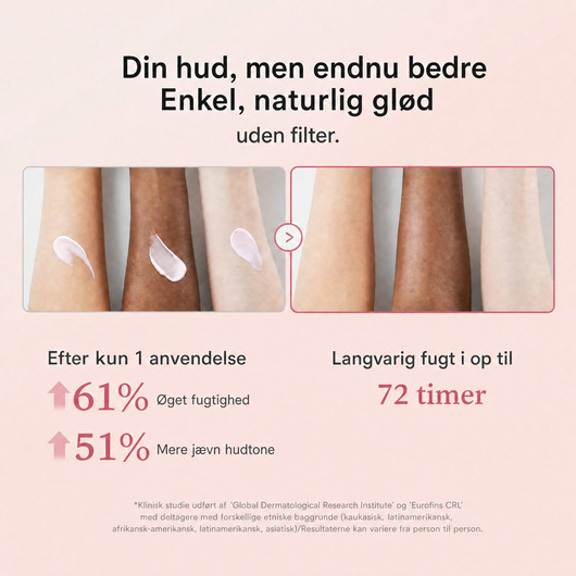 Beskyttet hud. Naturlig glød. Alt i én solcreme.