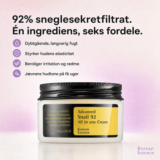 Blødere hud. Mere ensartet hudtone. Alt fra én eneste creme.