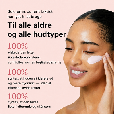 Beskyttet hud. Naturlig glød. Alt i én solcreme.
