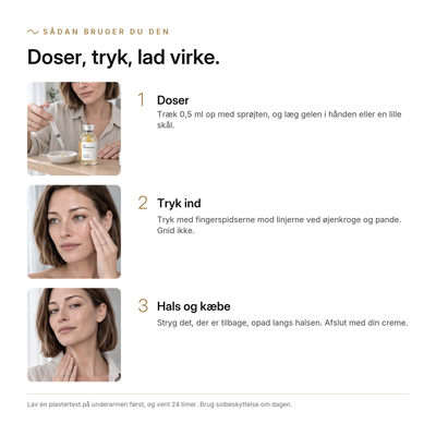 Silk Peptide Serum, sådan bruger du den
