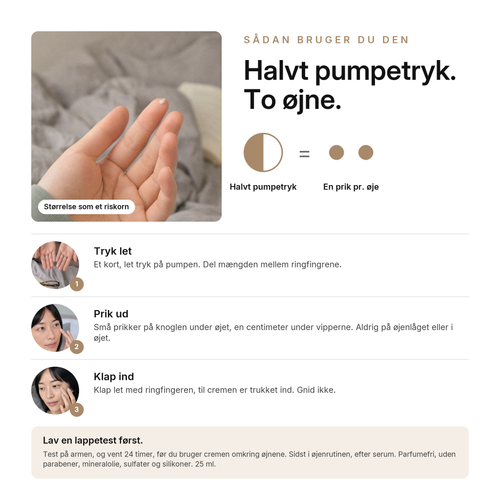 Snail Mucin Peptid Øjencreme